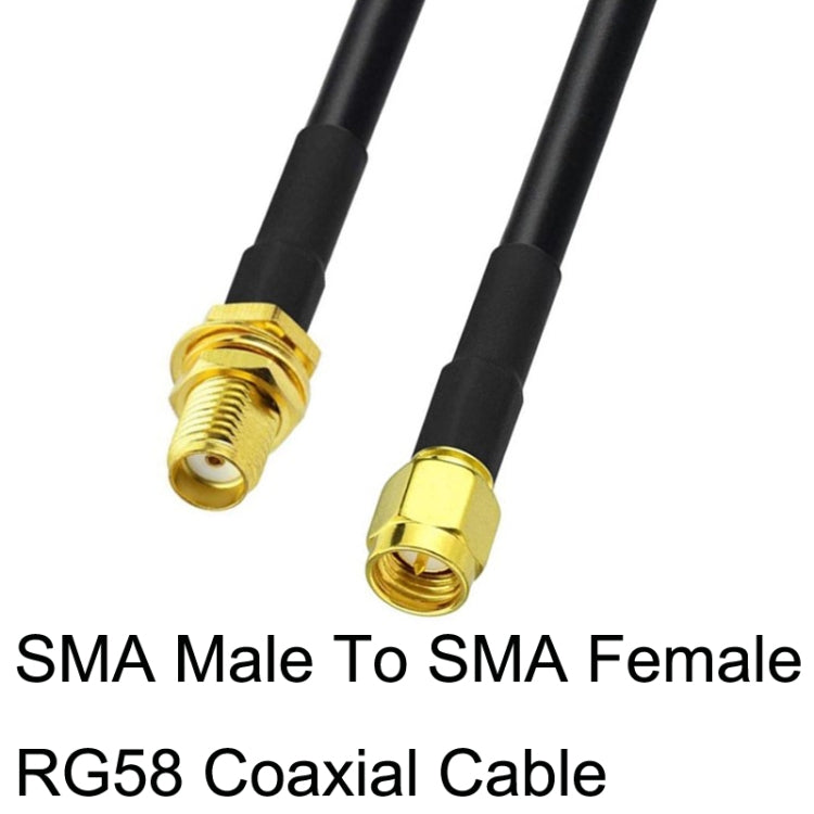 SMA Male To SMA Female RG58 Coaxial Adapter Cable, Cable Length:10m - Connectors by buy2fix | Online Shopping UK | buy2fix