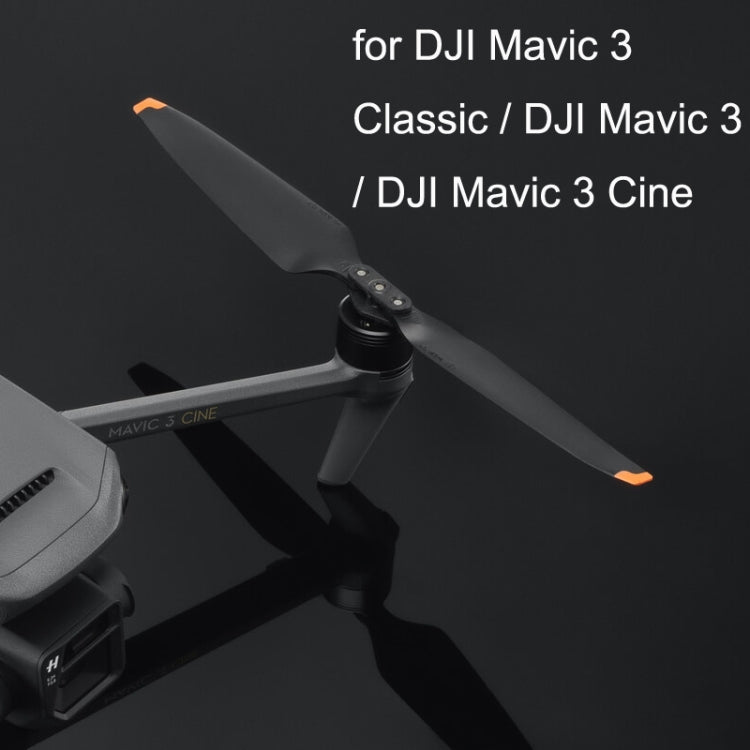 Original DJI For Mavic 3 / Mavic 3 Classic / Mavic 3 Cine 1 Pair Noise Reduction Propeller(Black) - DJI & GoPro Accessories by DJI | Online Shopping UK | buy2fix