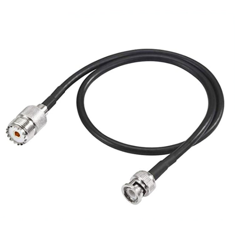 BNC Male To UHF Female RG58 Coaxial Adapter Cable, Cable Length:5m - Connectors by buy2fix | Online Shopping UK | buy2fix