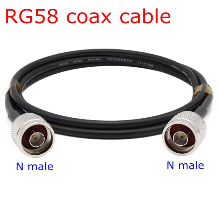 N Male To N Male RG58 Coaxial Adapter Cable, Cable Length:10m - Connectors by buy2fix | Online Shopping UK | buy2fix