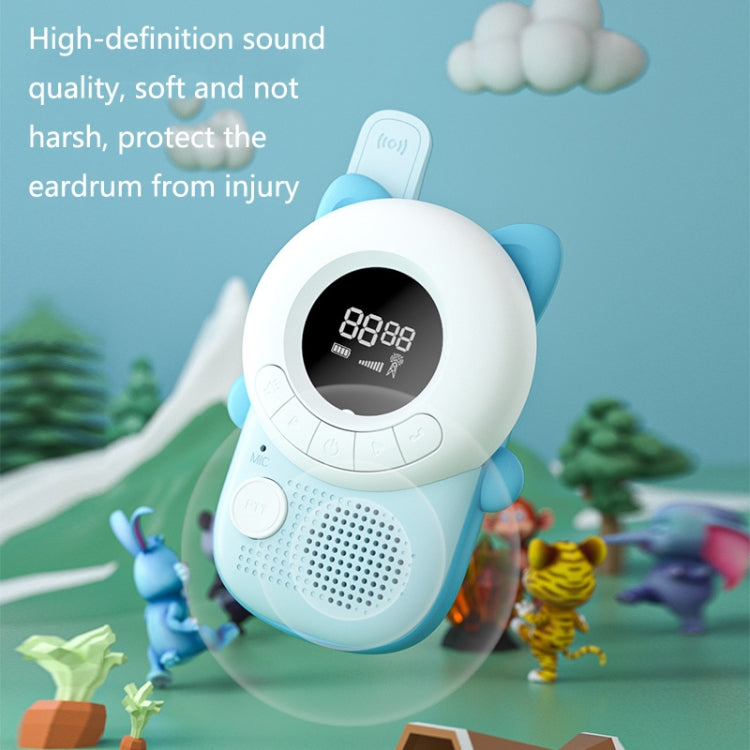 K22 Children Voice Transmission Walkie-Talkie Handheld Wireless Communication Outdoor Parent-Child Interactive Educational Toys, Style: Without Battery(Cat) - Consumer Electronics by buy2fix | Online Shopping UK | buy2fix