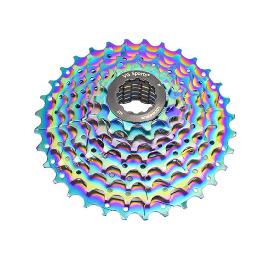 VG SPORTS Bicycle Lightweight Wear -Resistant Colorful Flywheel, Style:8 Speed 11-32T - Bicycle Chains & Rounds by VG SPORTS | Online Shopping UK | buy2fix