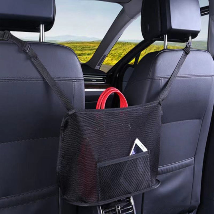 3 PCS Car Seat Hanging Storage Bag, Style:With Pocket(Red) - In Car by buy2fix | Online Shopping UK | buy2fix