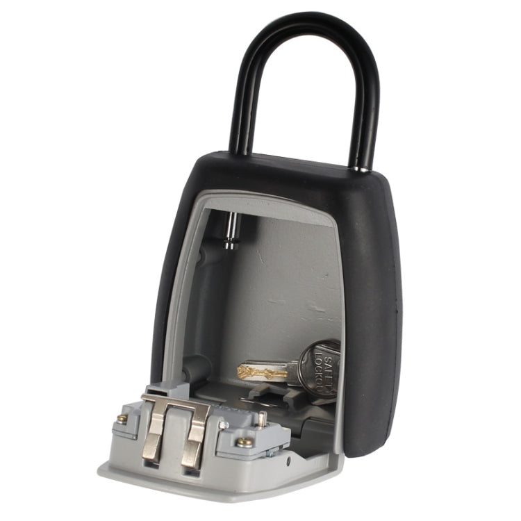 Password Key Box Four-digit Password Lock Padlock Type Free Installation Key Lock Box - Security by buy2fix | Online Shopping UK | buy2fix