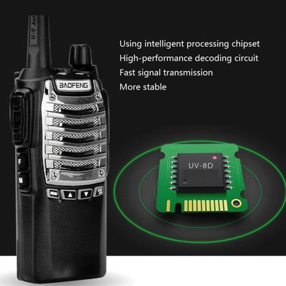 Baofeng UV-8D 8W High-power Dual-transmit Button Multifunctional Walkie-talkie, Plug Specifications:UK Plug - Handheld Walkie Talkie by Baofeng | Online Shopping UK | buy2fix