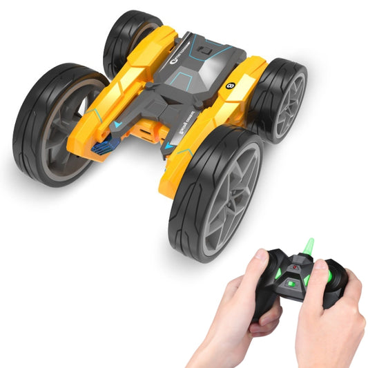 Stunt High-Speed Deformation Electric Remote Control Car Children Double-Sided Rolling Toy Off-Road Vehicle(Yellow) - RC Cars by buy2fix | Online Shopping UK | buy2fix