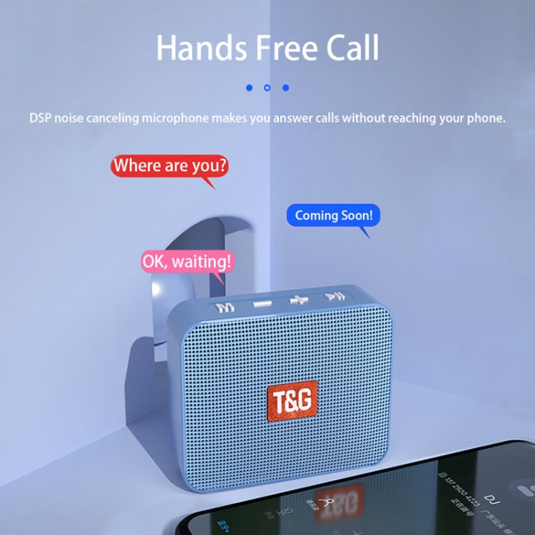 T&G TG166 Color Portable Wireless Bluetooth Small Speaker(Orange) - Mini Speaker by T&G | Online Shopping UK | buy2fix