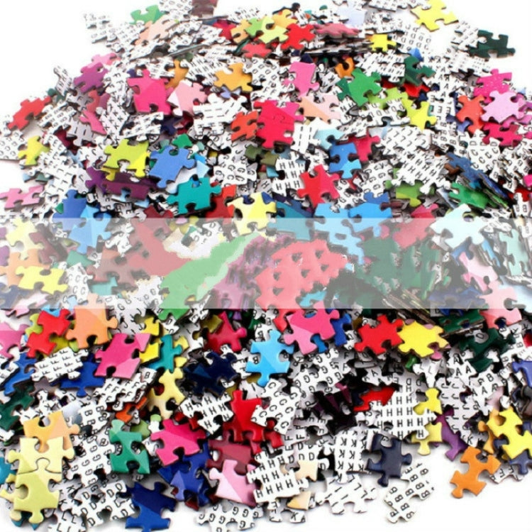 Round Shape Irregular Plane Puzzle Jigsaw Toy 1000 Pieces(Sky City) - Puzzle Toys by buy2fix | Online Shopping UK | buy2fix