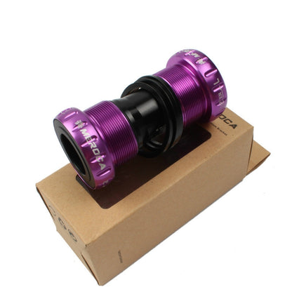 Meroca Mountain Bike Bottom Axle One Hollow Bb Bicycle Screw-In Bottom(Purple) - Outdoor & Sports by buy2fix | Online Shopping UK | buy2fix