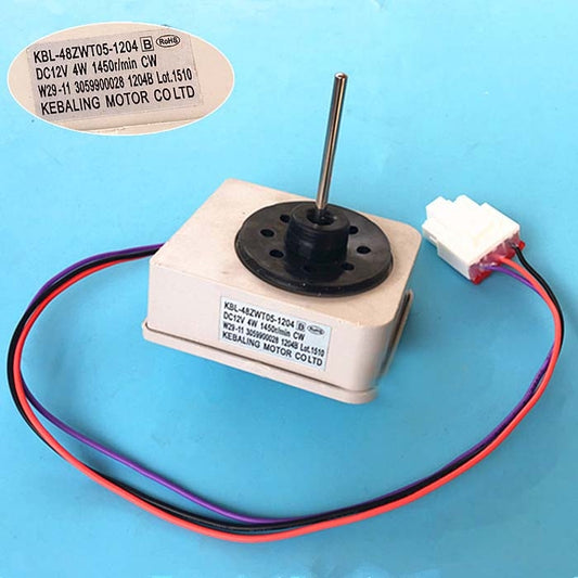 Refrigerator Fan Motor Parts for TCL Omar KBL-48ZWT05-1204 DC12V 4W 1450r/min CW W29-11 3059900028 1204B - Home & Garden by buy2fix | Online Shopping UK | buy2fix