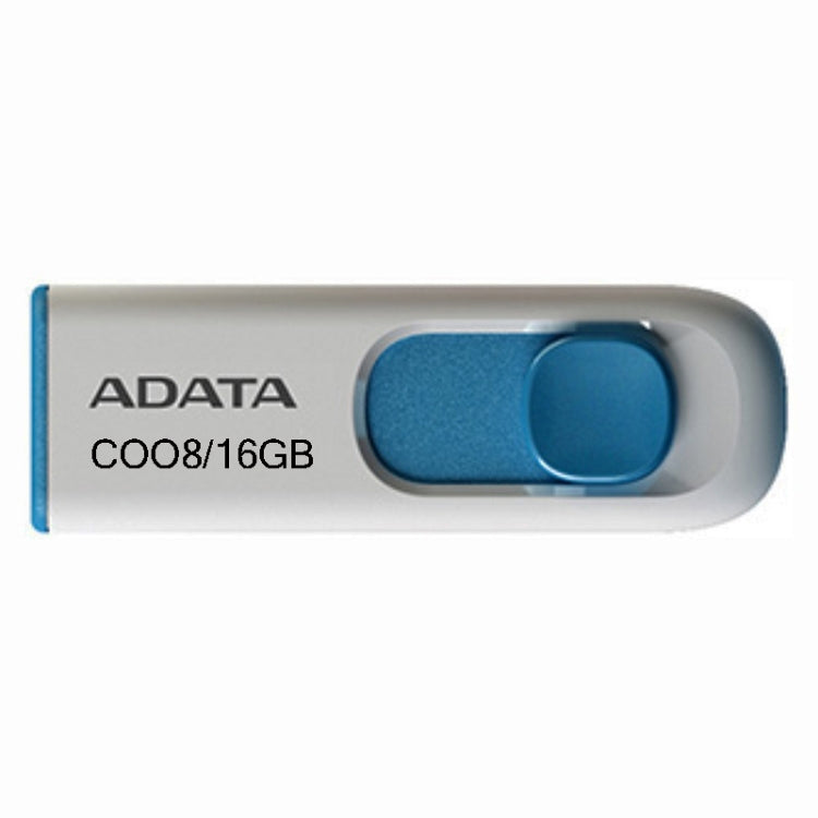 ADATA C008 Car Office Universal Usb2.0 U Disk, Capacity: 16 GB(Blue) - USB Flash Drives by ADATA | Online Shopping UK | buy2fix