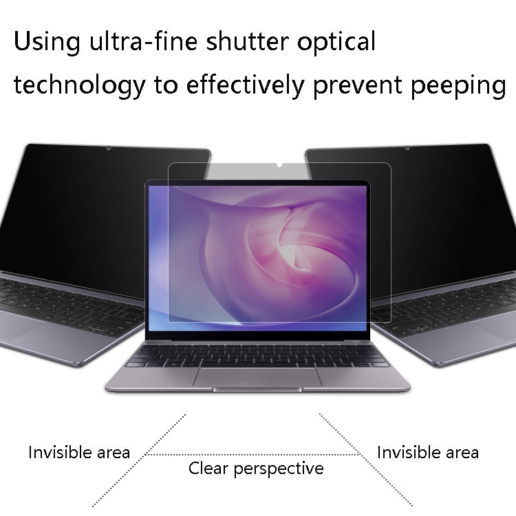 Laptop Anti-Peep Film Anti-Peeping Matte Reflective Screen Protective Film For Huawei MateBook X Pro 13.9 (Full Glue) - Computer & Networking by buy2fix | Online Shopping UK | buy2fix