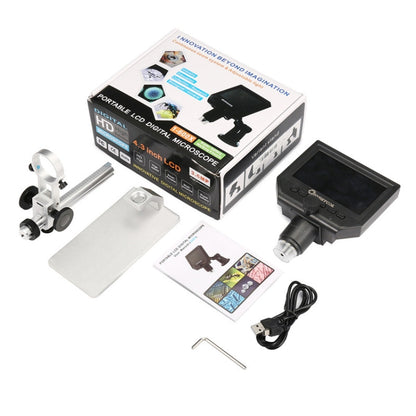 G600A HD Mobile Phone Repair Microscope 4.3 Inch Screen Digital Microscope Electron Microscope(US Plug) - Digital Microscope by buy2fix | Online Shopping UK | buy2fix