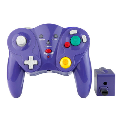 HY-5201 2.4HGz Wireless Gamepad For Nintendo NGC, Color of the product: Purple - Gamepads by buy2fix | Online Shopping UK | buy2fix