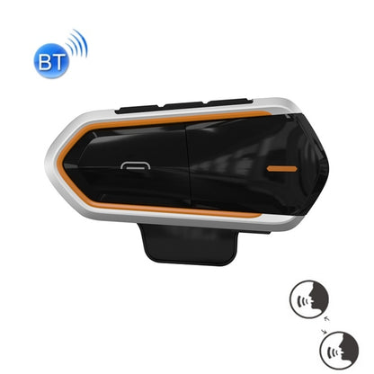 BT-S2 Helmet Bluetooth Headset FM Radio/CSR Full Duplex Walkie Talkie(Black Orange) - Consumer Electronics by buy2fix | Online Shopping UK | buy2fix