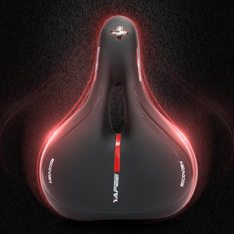 YAFEE Taillight Bicycle Seat Mountain Bike Saddle With Light Seat(Red) - Outdoor & Sports by YAFEE | Online Shopping UK | buy2fix