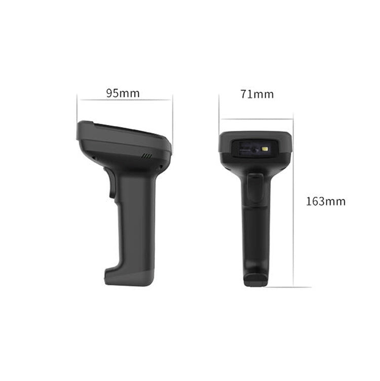 Deli 14952 Supermarket Cashier One-Dimensional QR Code Scanning Gun, Model: Black Wireless - Barcode Scanner by Deli | Online Shopping UK | buy2fix