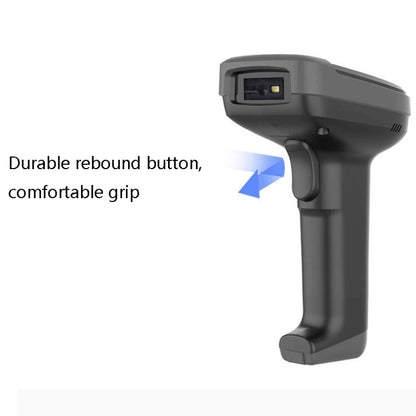 Deli 14952 Supermarket Cashier One-Dimensional QR Code Scanning Gun, Model: Black Wireless - Barcode Scanner by Deli | Online Shopping UK | buy2fix