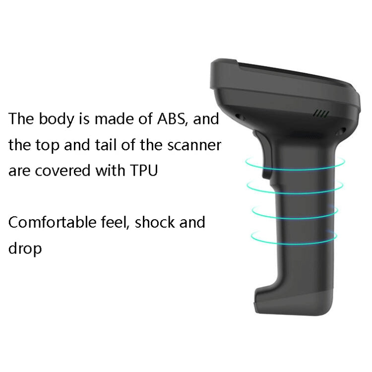 Deli 14952 Supermarket Cashier One-Dimensional QR Code Scanning Gun, Model: Black Wireless - Barcode Scanner by Deli | Online Shopping UK | buy2fix