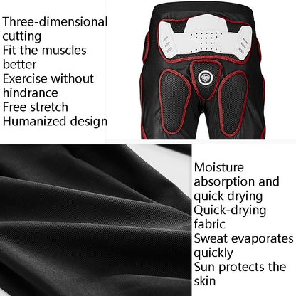 SULAITE Motorcycle Cross-Country Riding Trousers Protective Hip Pants, Specification: XL(Red) - Protective Gear by SULAITE | Online Shopping UK | buy2fix