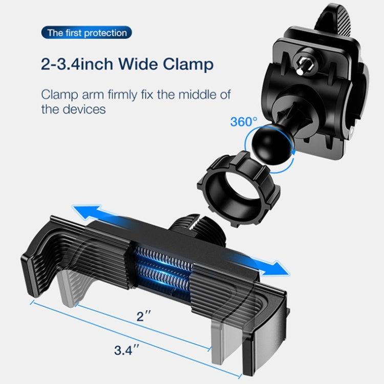 Bicycle Strap Mobile Phone Holder Bicycle Mountain Bike Phone Holder(Clip Type) - Holders by buy2fix | Online Shopping UK | buy2fix