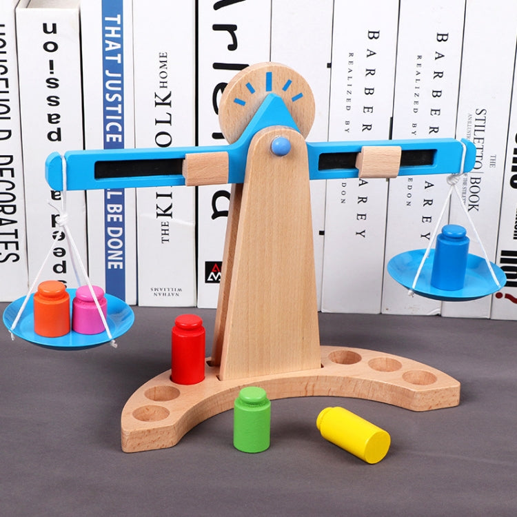 Children Educational Balance Scale Toy Wooden Science And Education Toys - Math Toys by buy2fix | Online Shopping UK | buy2fix