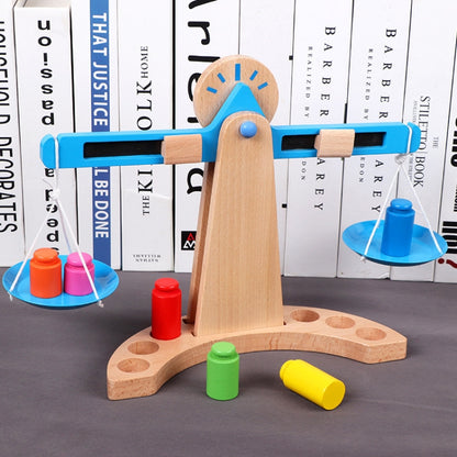 Children Educational Balance Scale Toy Wooden Science And Education Toys - Math Toys by buy2fix | Online Shopping UK | buy2fix