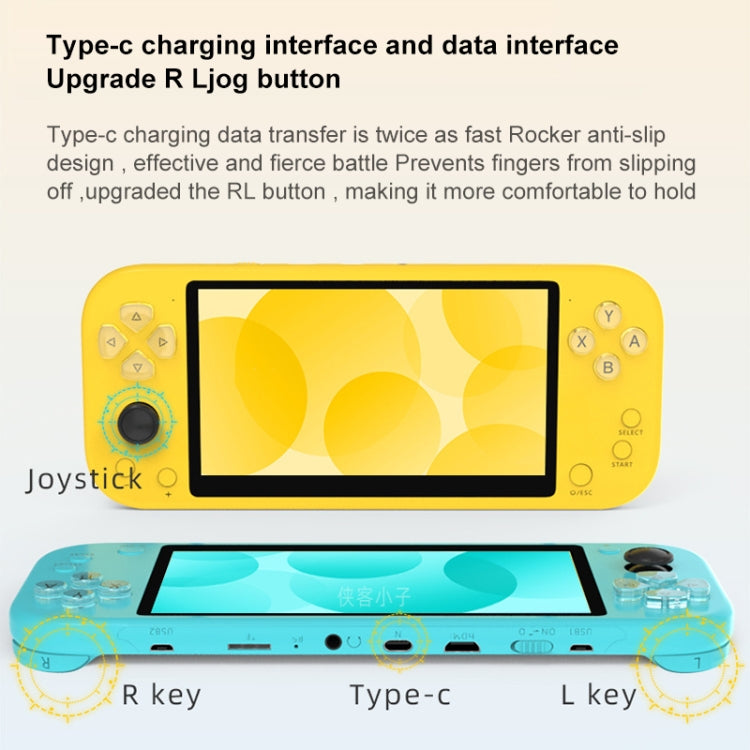 X20 LIFE Classic Games Handheld Game Console with 5.1 inch Screen & 8GB Memory, Support HDMI Output(Gray) - Pocket Console by buy2fix | Online Shopping UK | buy2fix