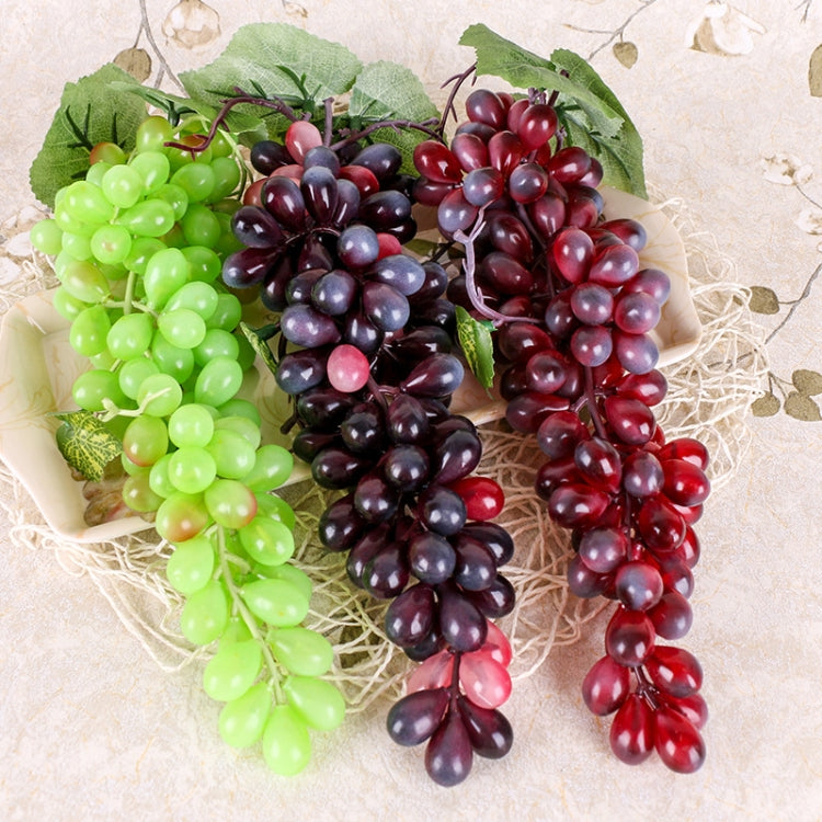 2 Bunches 85 Purple Grape Simulation Fruit Simulation Grapes PVC with Cream Grape Shoot Props - Camera Accessories by buy2fix | Online Shopping UK | buy2fix