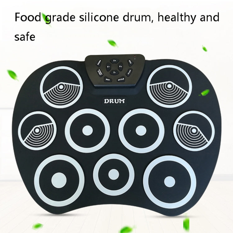 Silicone Folding Portable Hand-Rolled Drum DTX Game Strike Board(G801 Yellow) - Percussion Instruments by buy2fix | Online Shopping UK | buy2fix