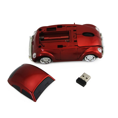 CM0010B 1200 DPI 3-keys Car Shape Wireless Mouse(Red) - Wireless Mice by buy2fix | Online Shopping UK | buy2fix