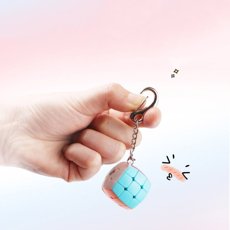 2 PCS Mini Keychain Magic Cube Decompression Toy Pyramid Keychain - Magic Cubes by buy2fix | Online Shopping UK | buy2fix