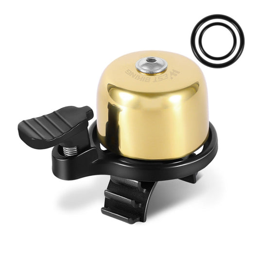 WEST BIKING YP0706048 Bicycle Copper Bell Mountain Bike Mini  Bell(Golden) - Bicycle Bells by WEST BIKING | Online Shopping UK | buy2fix