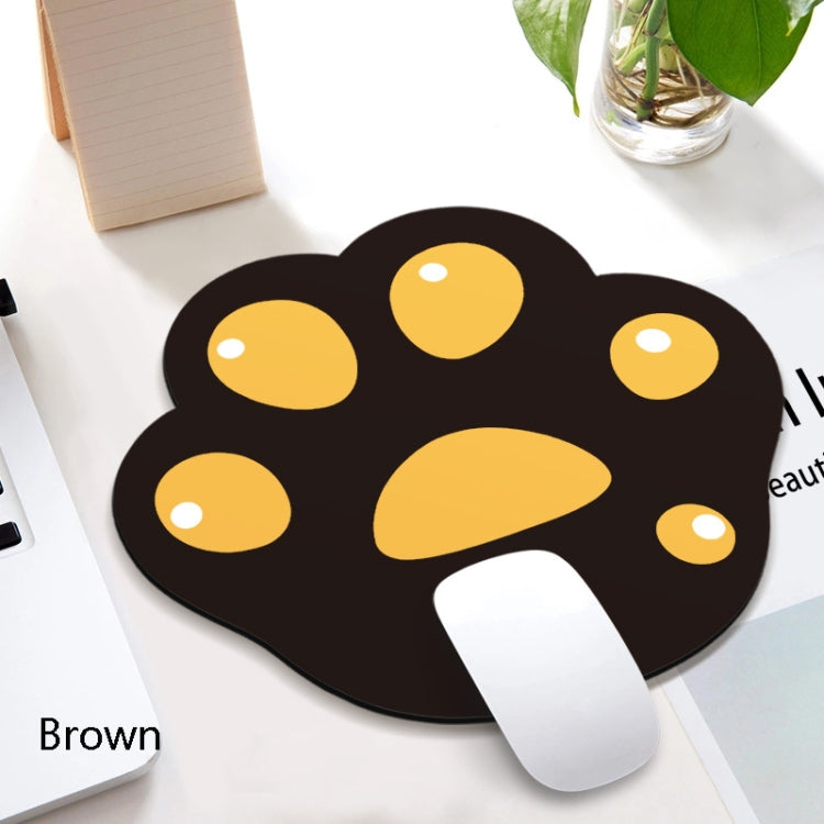 3 PCS XH12 Cats Claw Cute Cartoon Mouse Pad, Size: 280 x 250 x 3mm(Brown) - Mouse Pads by buy2fix | Online Shopping UK | buy2fix