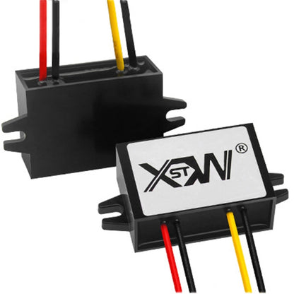 XWST DC 12/24V To 5V Converter Step-Down Vehicle Power Module, Specification: 12/24V To 5V 5A Medium Rubber Shell -  by buy2fix | Online Shopping UK | buy2fix