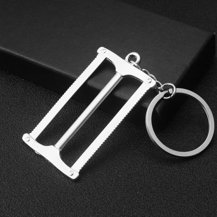 10 PCS Tool Metal Keychain Car Key Ring Pendant, Colour: H-405 Double Row Saw - Key Rings by buy2fix | Online Shopping UK | buy2fix