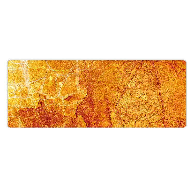 300x700x4mm Marbling Wear-Resistant Rubber Mouse Pad(Yellow Marble) - Mouse Pads by buy2fix | Online Shopping UK | buy2fix