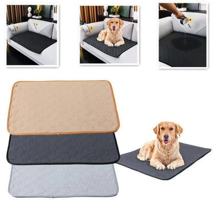 67x50cm Car Pet Injection Pad Waterproof Pad Cat Dog Sofa Waterproof Diapholic Carpet Water Absorbing Pad(Beige) - Seat Accessories by buy2fix | Online Shopping UK | buy2fix