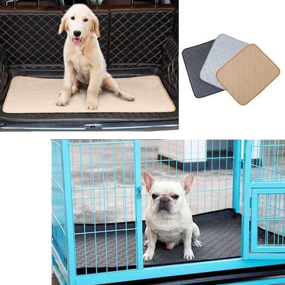 100x67cm Car Pet Injection Pad Waterproof Pad Cat Dog Sofa Waterproof Diapholic Carpet Water Absorbing Pad(Gray) - Seat Accessories by buy2fix | Online Shopping UK | buy2fix