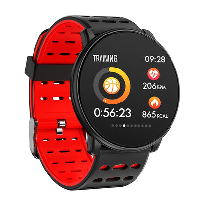 Q88 Smart Watch IP68 Waterproof Men Sports Smartwatch Android Bluetooth Watch Support Heart Rate / Call Reminder / Pedometer / Sleep Monitoring / Tracker(Black Red) - Smart Wear by buy2fix | Online Shopping UK | buy2fix