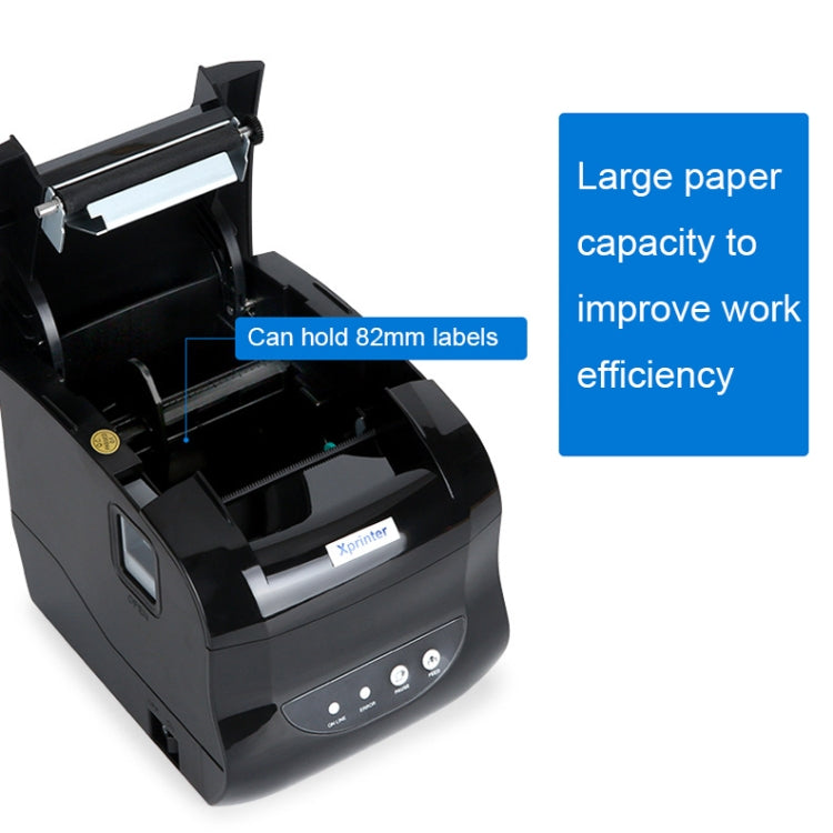 Xprinter XP-365B 80mm Thermal Label Printer Clothing Tag Printer, Plug:US Plug(Bluetooth Version) - Consumer Electronics by Xprinter | Online Shopping UK | buy2fix