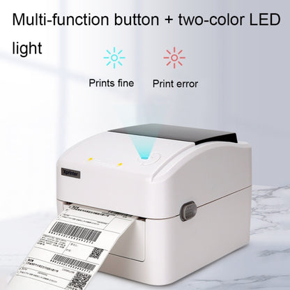 Xprinter XP-420B 108mm Express Order Printer Thermal Label Printer, Style:USB+Bluetooth(UK Plug) - Consumer Electronics by Xprinter | Online Shopping UK | buy2fix