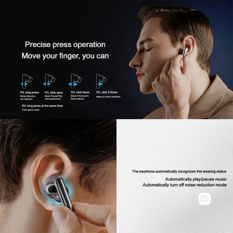 Honor Earbuds X3 Active Noise Reduction Bluetooth Earphones In-Ear Waterproof Wireless Earphones(White) - Bluetooth Earphone by Huawei | Online Shopping UK | buy2fix