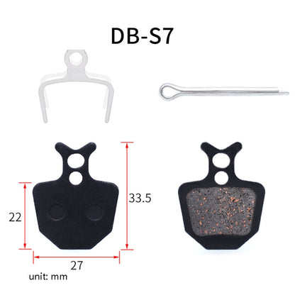 3 Pairs Mountain Bike Semi-Metallic Brake Pads M355 Oil Disc BB5 Resin Disc Brakes, Bagged(DB-S7) - Outdoor & Sports by buy2fix | Online Shopping UK | buy2fix