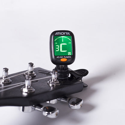 AROMA Guitar Tuner Ukulele Violin Bass Multi-Function Electronic Tuner, Colour:  AT-200D - Guitar Tuner by buy2fix | Online Shopping UK | buy2fix