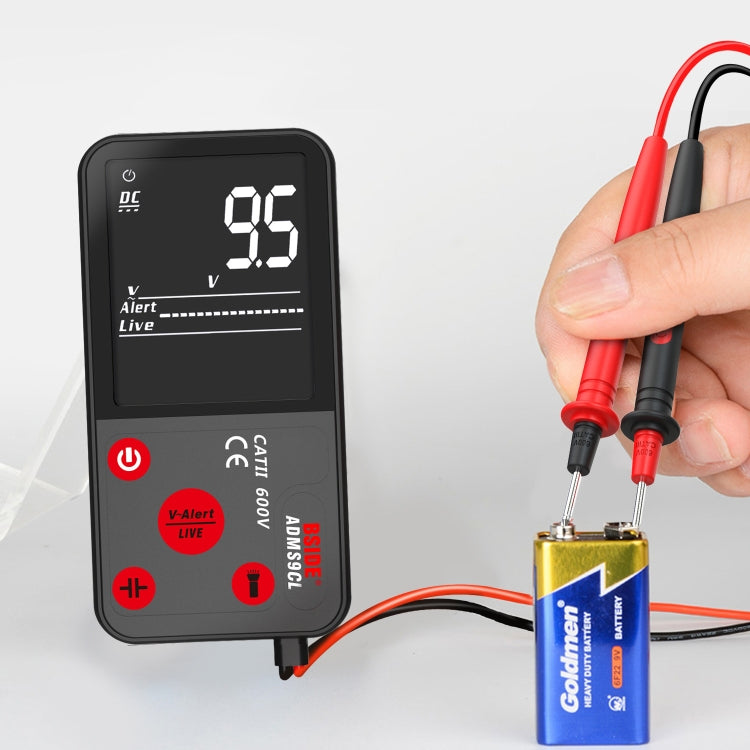 BSIDE ADMS9 Large-Screen Display Intelligent Automatic No Gear Shifting Ultra-Thin Digital Multimeter(Ordinary Screen) - Digital Multimeter by BSIDE | Online Shopping UK | buy2fix