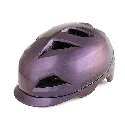 PROMEND 12H19 Summer Cool Motorcycle Riding Half Helmet Helmet Outdoor Off-Road Helmet With Tail Light, Size: Code(Colorful Purple) - Protective Helmet & Masks by PROMEND | Online Shopping UK | buy2fix