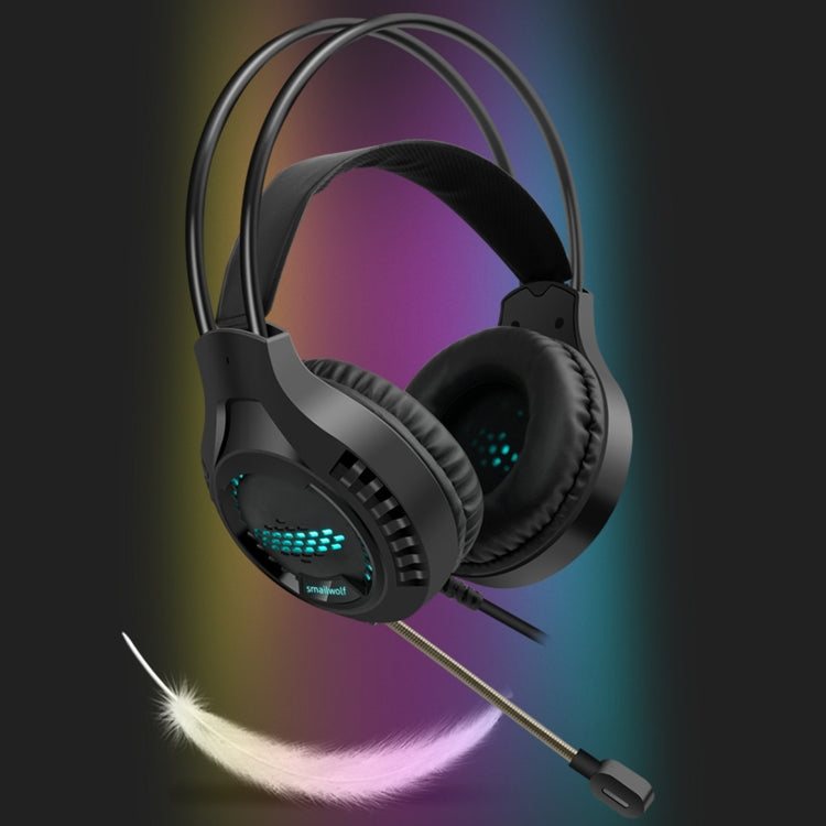 Smailwolf AK3 Headset Game Headphones Wired Luminous Desktop Computer Headset, Style: 3.5mm Double Plug - Multimedia Headset by buy2fix | Online Shopping UK | buy2fix