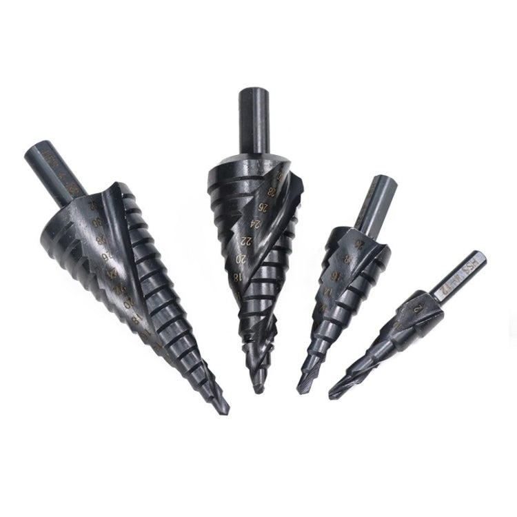 4-20mm Triangular Shank Spiral Flute Step Drill Bit - Drill & Drill Bits by buy2fix | Online Shopping UK | buy2fix