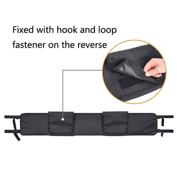 Large-Capacity Car Outdoor Bag Practical And Wear-Resistant Riding Front Bag(Black) - In Car by buy2fix | Online Shopping UK | buy2fix